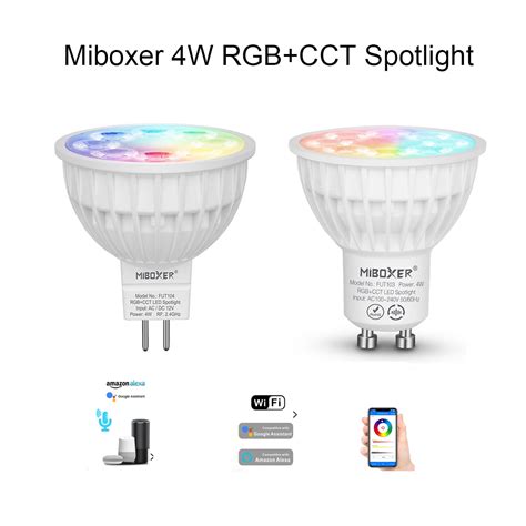 Miboxer 4W RGB CCT LED Spotlight FUT103 GU10 FUT104 MR16 2 4g Wifi