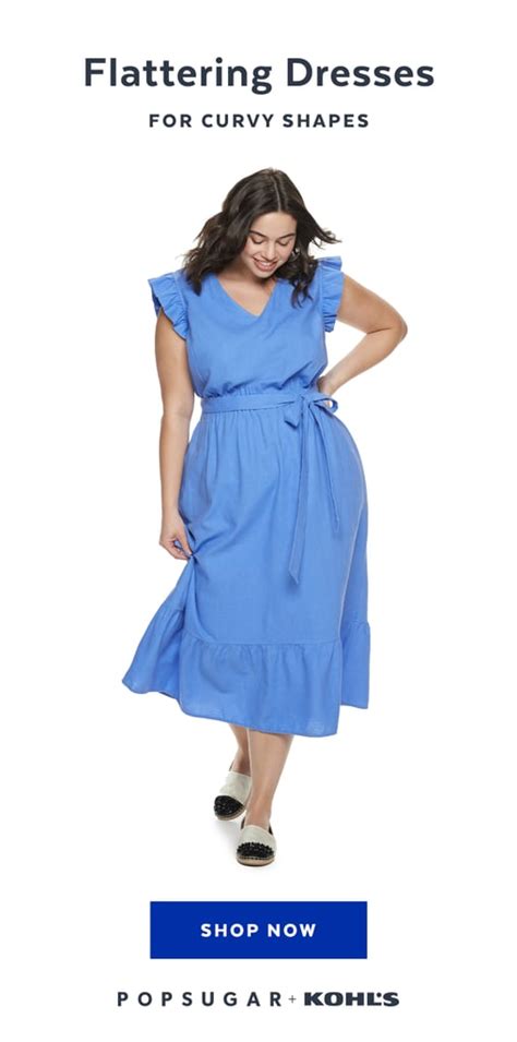 Flattering Plus Size Dresses Popsugar Kohls 2019 Popsugar Fashion