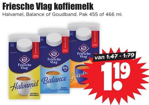 Friesche Vlag Koffiemelk Aanbieding Bij Dirk