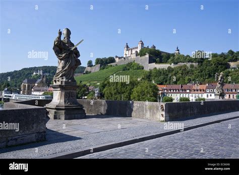 Fortress Marienberg And The Old Main Bridge Alte Mainbruecke