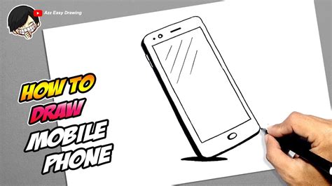 How To Draw Mobile Phone YouTube