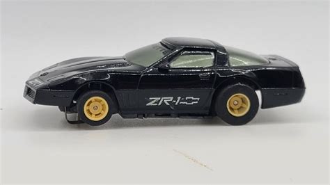 Tyco 440x2 Chevy Corvette ZR 1 Black HO Slot Car EBay