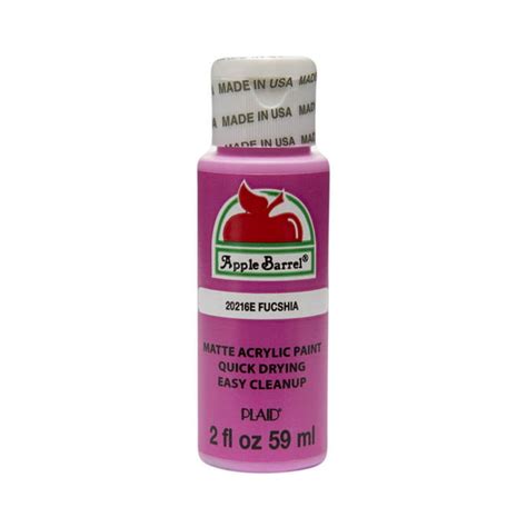 Apple Barrel 20216ex Acrylic Craft Paint Matte Finish Fuchsia 2 Fl Oz