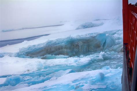 Ice at the North Pole, 2016. Stock Image - Image of cruise, mission ...