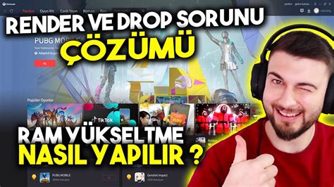 Gameloop Ram Arttirma Pubg Mob Le Render Ve Kasma Sorunu Z M Youtube