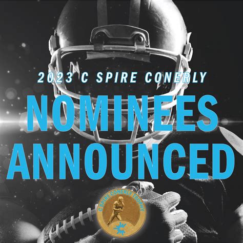 C Spire Conerly Trophy Nominations Announced For 2023 Mississippi