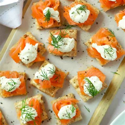 Smoked Salmon Canapés