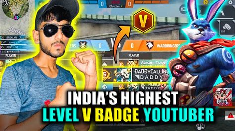 DADDYCALLING SQUAD VS MY SQUAD INDIA S HIGHEST LEVEL V BADGE YOUTUBER