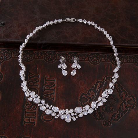 Buy Wholesale Luxury Banquet Wedding Jewelry Sets Crystal Water Drop