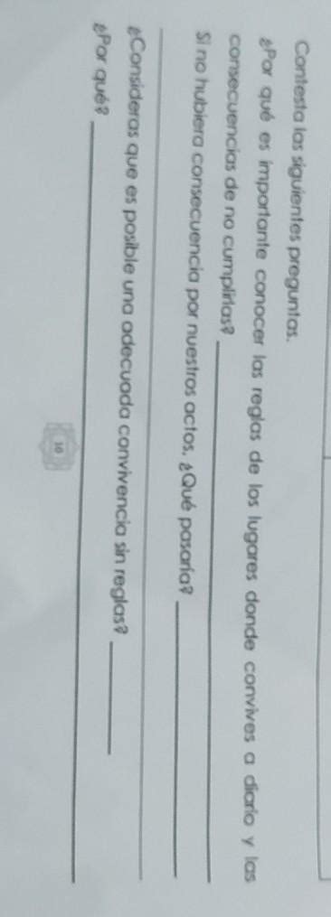 Contesta Las Siguientes Preguntaspor Qu Es Importante Conocer Las