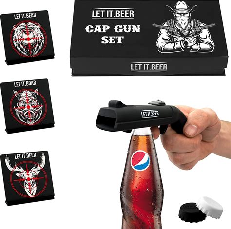 Cap Guns Beer Bottle Opener Shooter Opens The Beer Cap Fires It