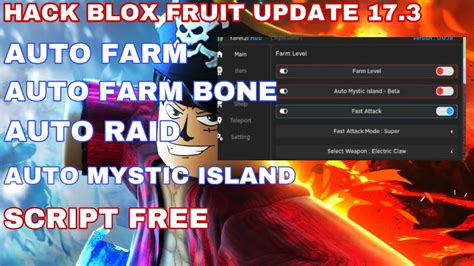 Roblox Hack Blox Fruit Update Auto Farm Auto Farm Bone Auto