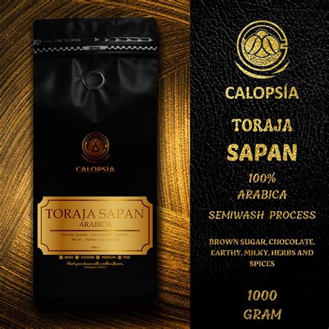 Jual CALOPSIA Kopi Toraja Sapan Arabica Single Origin 1 Kg Specialty