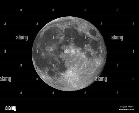 Big Full Moon Black And White Stock Photos And Images Alamy