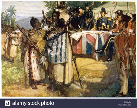 Treaty Of Waitangi Stock Photo - Alamy