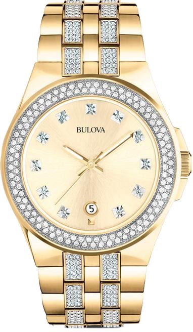 Bulova 98B174 Phantom Swarovski Watch 42mm