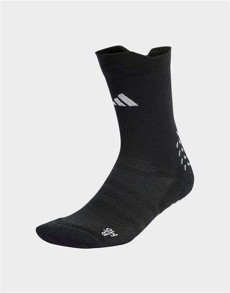 Black Adidas Adidas Football Grip Printed Cushioned Crew Performance