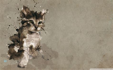 Cat Watercolor Wallpapers - Top Free Cat Watercolor Backgrounds ...