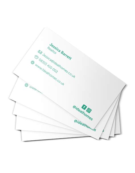 Matt Laminated Business Card Printing Luxury Business Cards