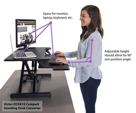 Improving Your Home Office With A Standing Desk Victor Tech