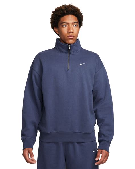 Nike Solo Swoosh 14 Zip Pullover Thunder Blue Moda3