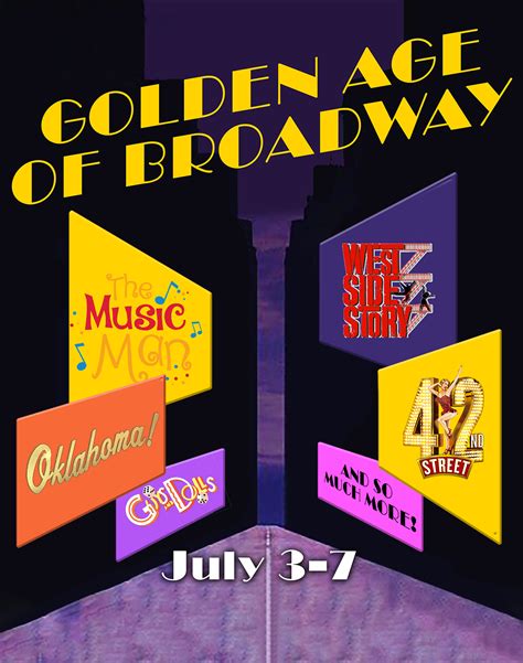 Golden Age Of Broadway Athens Theatre Deland Florida