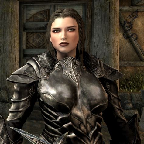 Lydia from Skyrim in full ebony armor by rridgie on DeviantArt