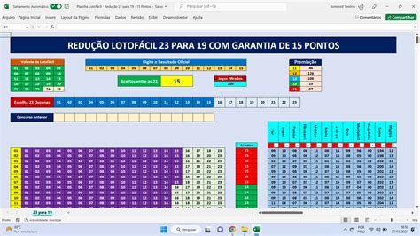 Planilha Lotinha Redu O Para Garantia De Pontos