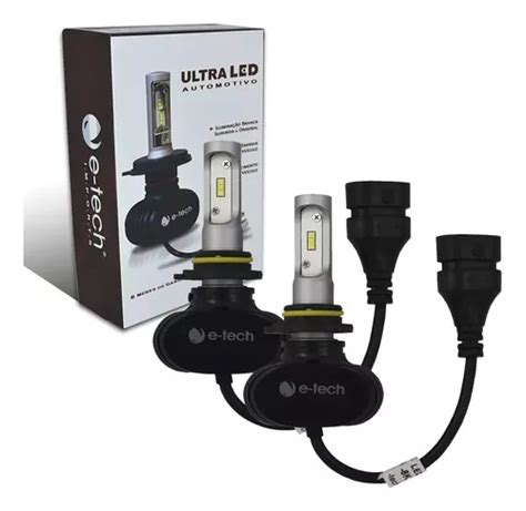 Kit L Mpada Ultra Led Super Farol Alto Baixo Milha L