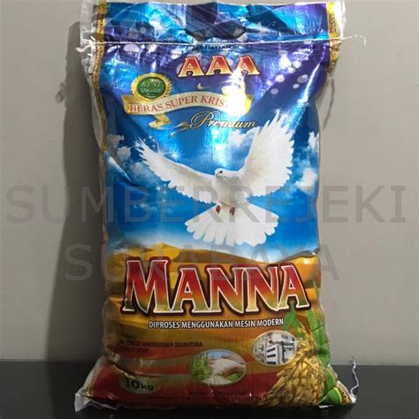 Jual Beras Manna AAA 10 Kg Shopee Indonesia