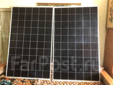 Солнечные панели, б/у, в наличии. Цена: 11 000₽ во Владивостоке