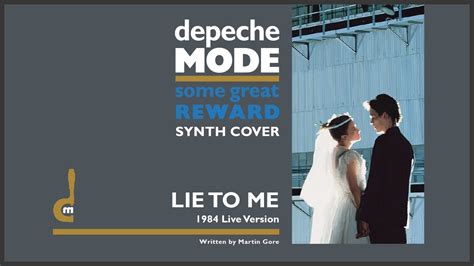 Lie To Me [1984 Live Version] Depeche Mode Synth Cover Youtube