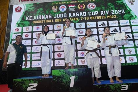 Tim Judo Junior DKI Jakarta Dominasi Kejurnas Judo Kasad Cup 2023