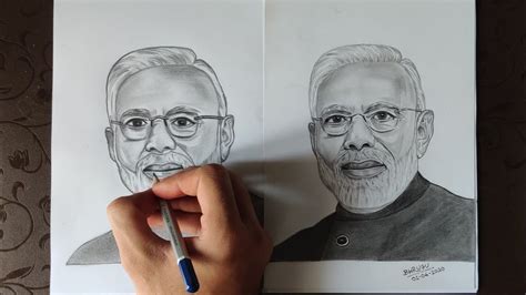 Narendra Modi Drawing Modi Drawing How To Draw Pm Narendra Modi