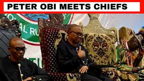 Peter Obi Meets Chiefs In Bayelsa State Obidatti Campaign Rally In