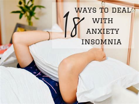 18 Ways To Deal With Anxiety Insomnia The Runner Beans