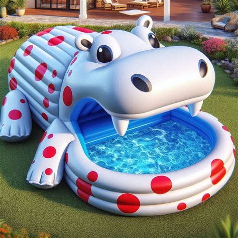 Giant Hippo Pool The Ultimate Creative Pool Design For Fun And