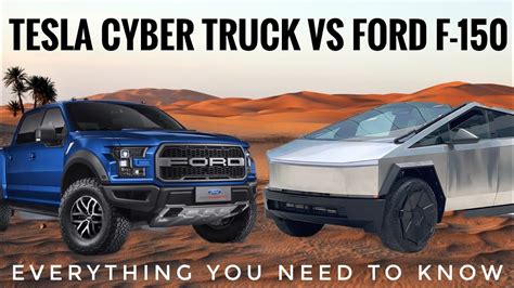 Tesla Cyber Truck VS Ford F 150 Detailed Comparison Technology Off