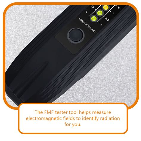 Magnetico Rilevatore Di Campo Led Meter Emf Detector Emf Tester