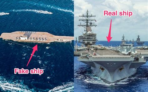 Us Navy Mocks Iran As Experts At Building Fake Aircraft Carriers