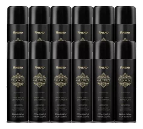 Kit Fijador De Cabello Profesional Amend Valorize 200 Ml 12 Unidades