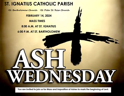 St Ignatius Catholic Parish Ash Wednesday The Southern Ute Drum