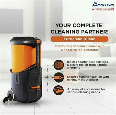 Brand Eureka Forbes Power 1400 W I Clean Vacuum Cleaner Metallic