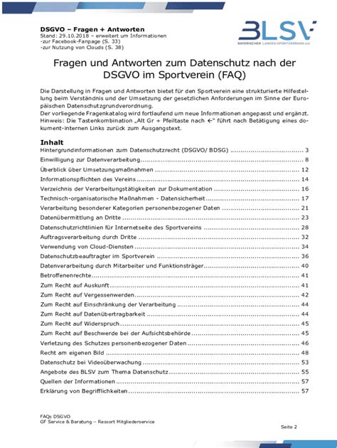 Ausf Llbar Online Fragen Und Antworten Zum Datenschutz Nach Der Dsgvo