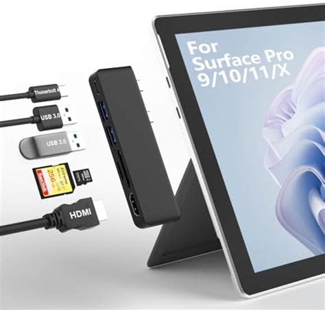 Station D Accueil Surface Pro X Hub Accessoires Microsoft Surface Pro