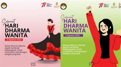 Kumpulan Link Twibbon Hari Dharma Wanita Nasional 2022 Serta Cara Buat