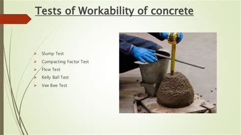 workability test  concrete