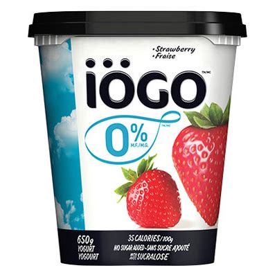 41010 Iögo yogourt original 650g vanille Laitier ca Laitier à