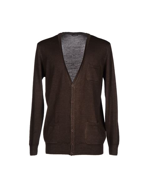 Lyst Retois Cardigan In Brown For Men