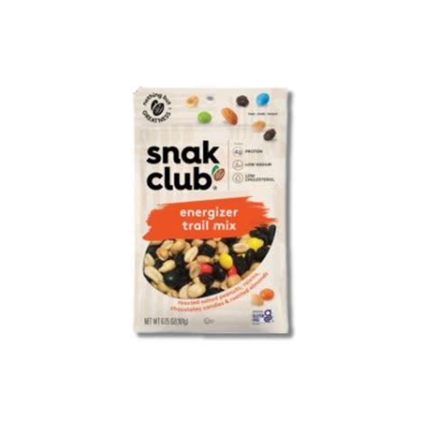 Snak Club Energy Trail Mix 675 Oz 6 Pack